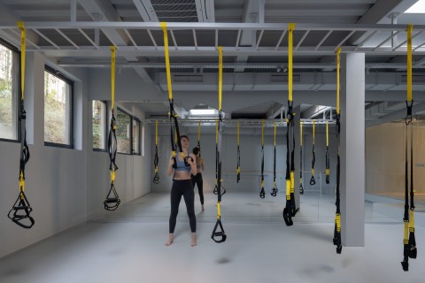 Second wide view of the Act.now Sport Studio gym area