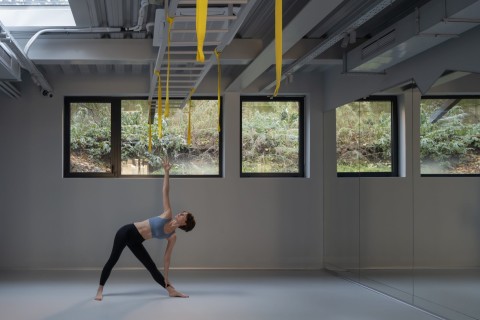 Wide gym training room at Act.now Sport Studio in Belgrade