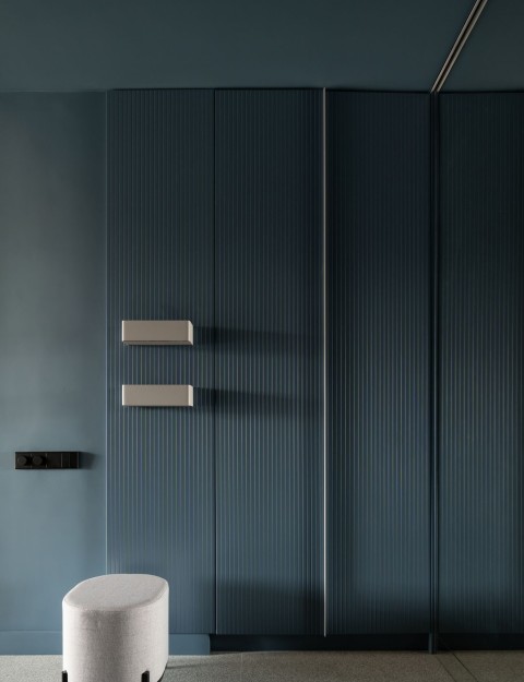 Bedroom window and light interior detail in Belgrade Waterfront Apartment