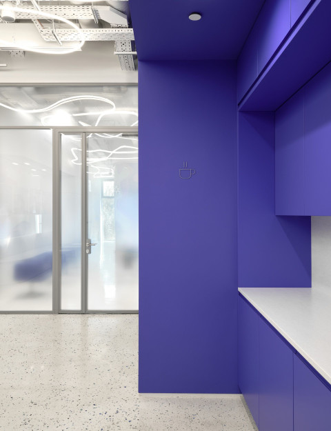 Vertical view of BIG Laboratory mirror zone and training area