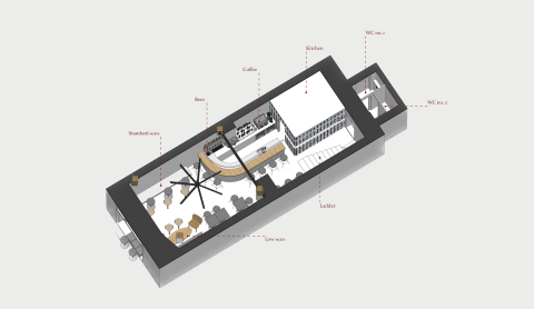 KuKu Bar floor plan drawing