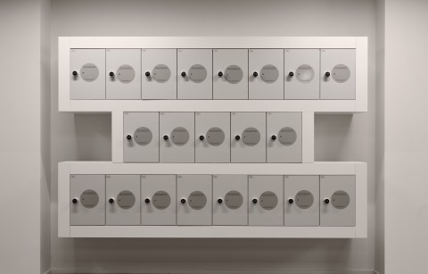 Interior detail of a meeting room at Yandex Office 03