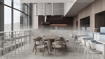 Cafe concept by Freya Architects
